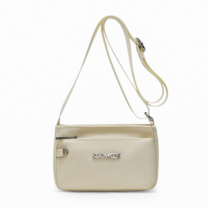 Women's Large Capacity Mom Nylon Solid Color Underarm Fashion Women's Messenger Bag