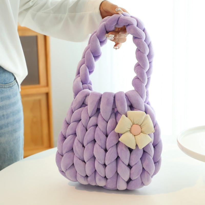 Homemade Iceland Wool Flower Underarm Free Girlfriend Gift Bags