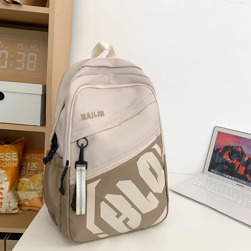 Women's & Men's & Large Capacity Simple Computer High Junior Backpacks