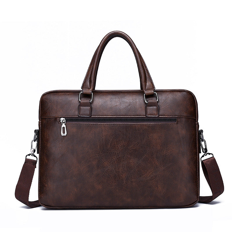 Men's Horizontal Business Fashion Large Capacity Computer Men's Briefcases