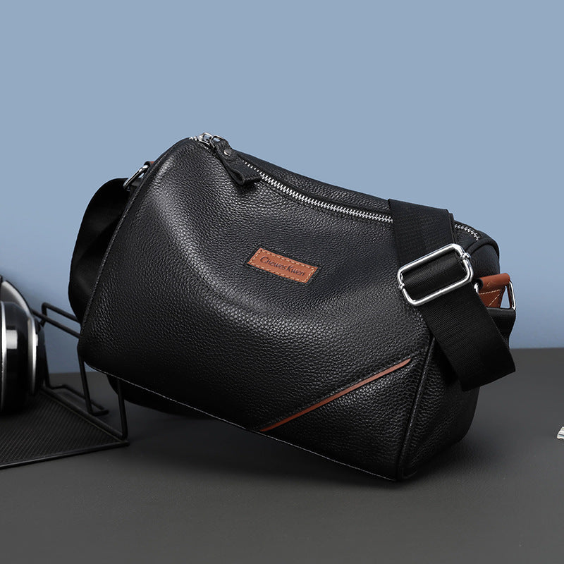 Men's Genuine Leather Commuter Business First Layer Men's Shoulder Bags