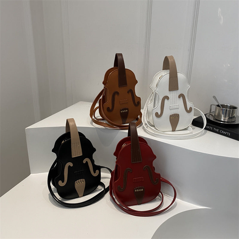 Women's Western Style Personalized Organ Guitar Retro Women's Shoulder Bag