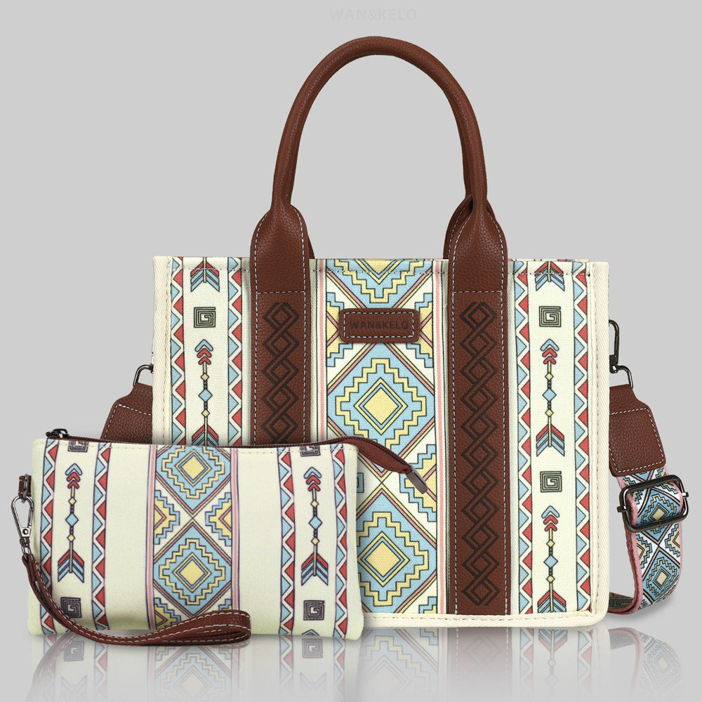 Women's Bohemian Retro Canvas Mother Commuter Crossbody Bags