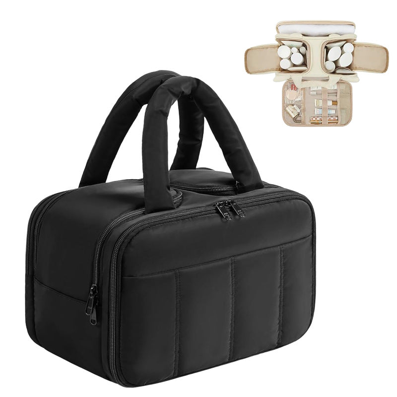 Dry Wet Separation Toiletry Fluffy Lightweight Large Size Cosmetic Bags