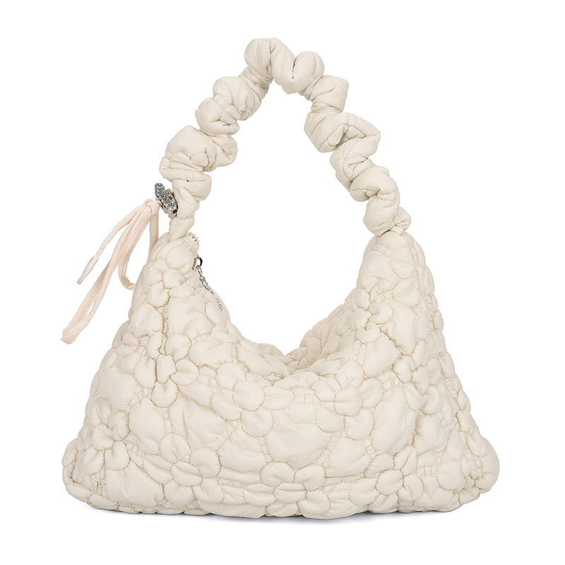 Women's Design Underarm Personalized Commuter Pleated Cloud Shoulder Bags