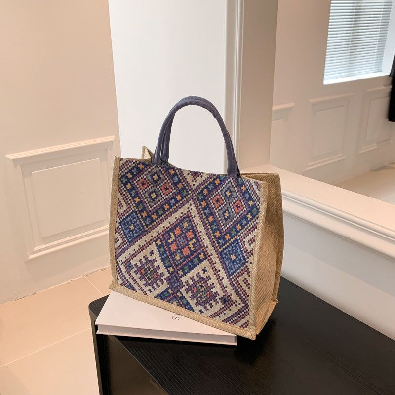 Women's Style Cotton Linen Summer Fashion Trendy Korean Women's Handbag