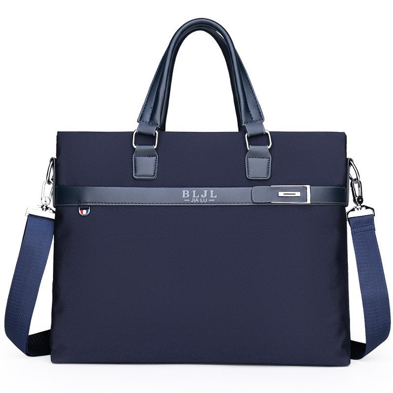 Men's Waterproof Oxford Cloth Business Horizontal Leisure Men's Briefcases