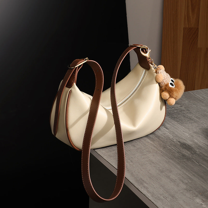 Women's Advanced Texture Niche Leather Dumpling Women's Messenger Bag