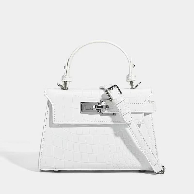Kelly Niche Exquisite Crocodile Pattern High Sense Women's Handbag