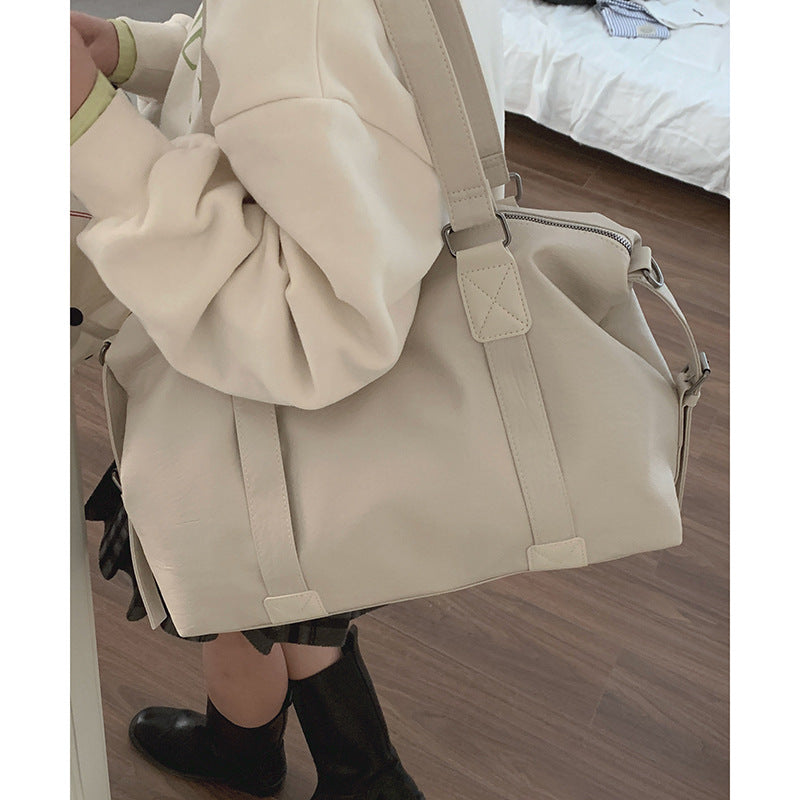 Retro High-grade Large Capacity Simple Pillow Shoulder Bags