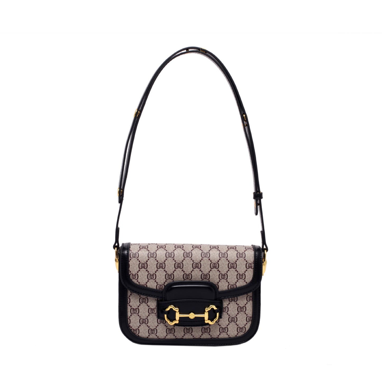 Women's High-grade Fashion Retro Printed Saddle Crossbody Bags