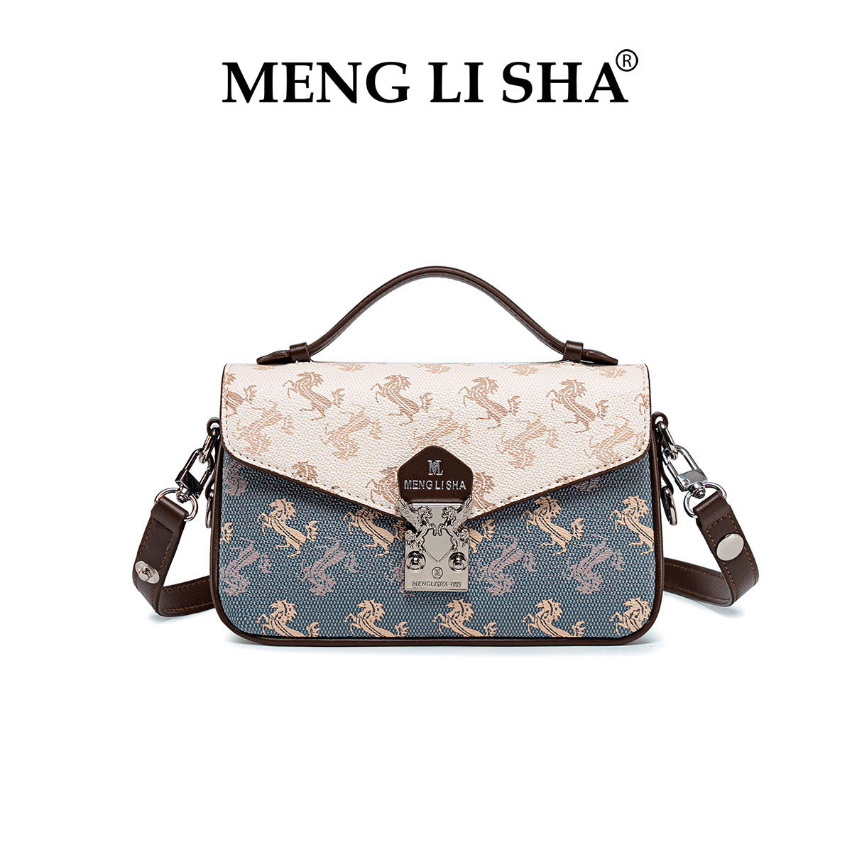 Women's Retro Portable For Commute Large Capacity Color Contrast Bags