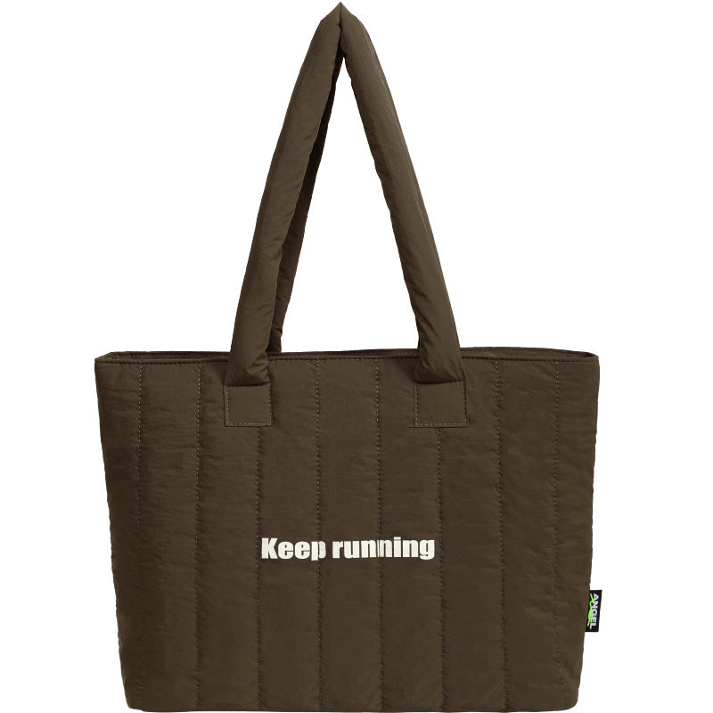 Women's Fashion Commuter Large Capacity Down Soft Shoulder Bags