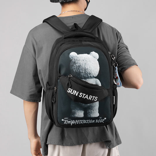 Boys Junior High Large Capacity Fashion Elementary School Students' Schoolbags