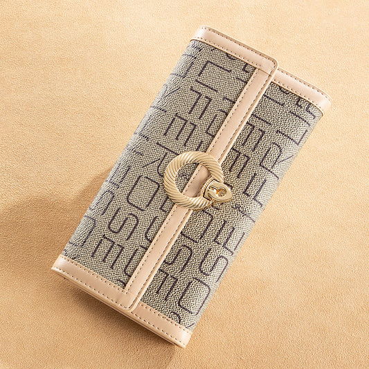 Women's Fanya Long Large Capacity Fashion Clutch Ladies Wallets