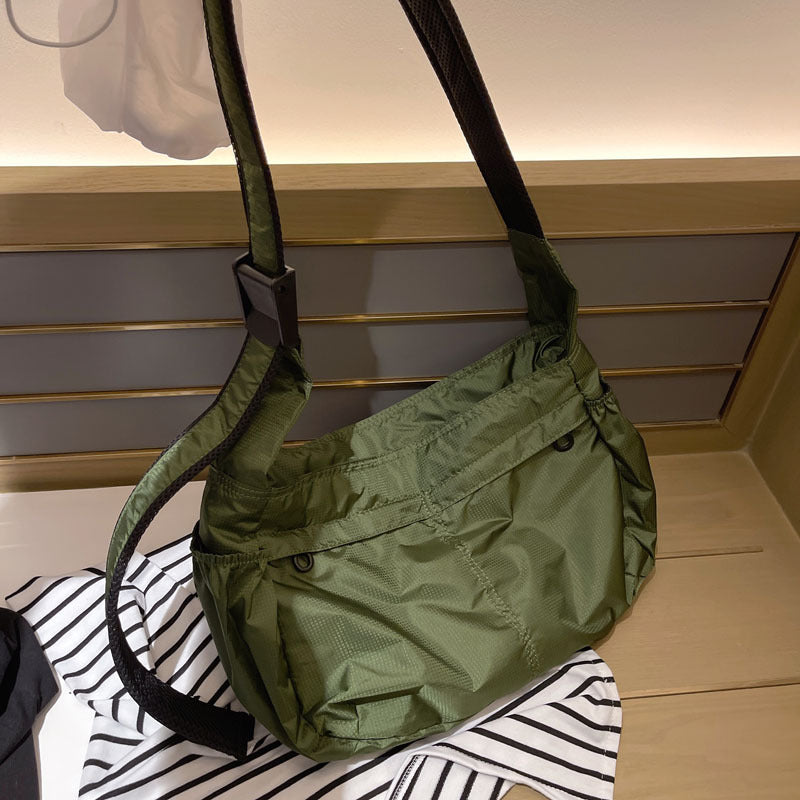 Women's & Men's Oxford Cloth Waterproof Light Lightweight Large Women's Messenger Bag