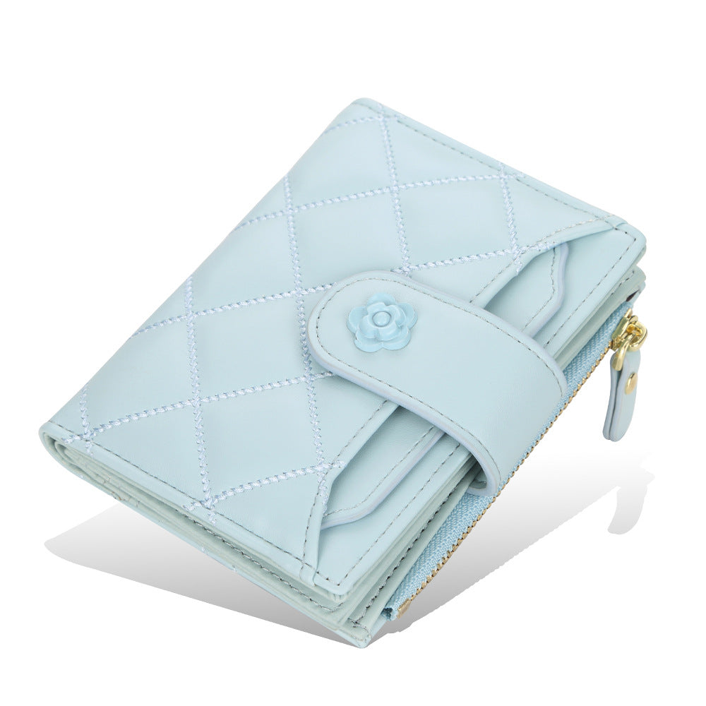 Women's Without Short Vertical Zipper For Card Holder