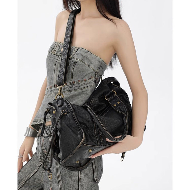 Style Hot Motorcycle Fashion Cool Portable Large Women's Shoulder Bag