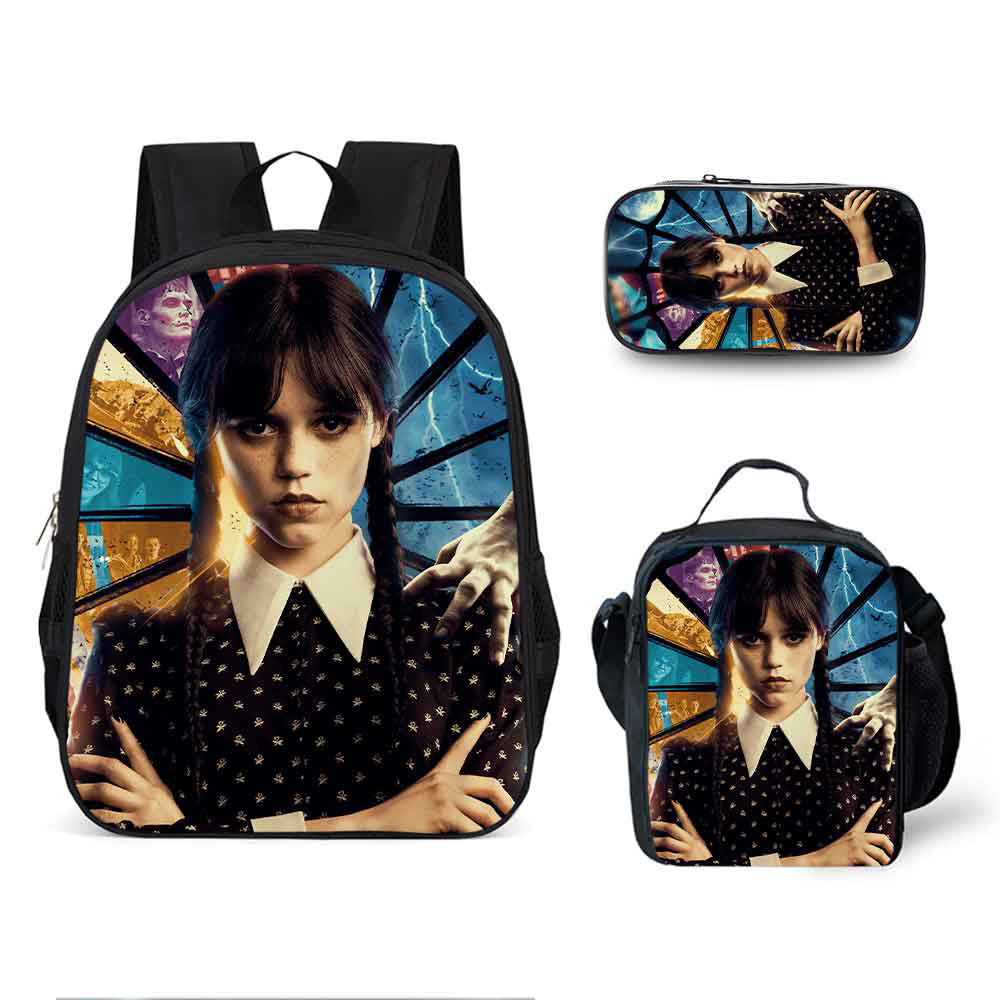 Children's Primary Pencil Lunch Three-piece Set Elementary School Students' Schoolbags