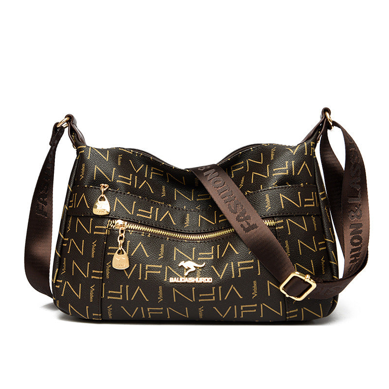 Women's Kangaroo Fashion Pattern Large Capacity Crossbody Bags