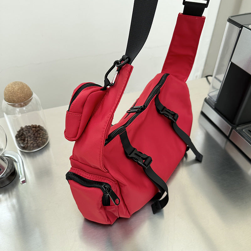 Women's & Men's & Lightweight Large Simple Capacity Oxford Crossbody Bags