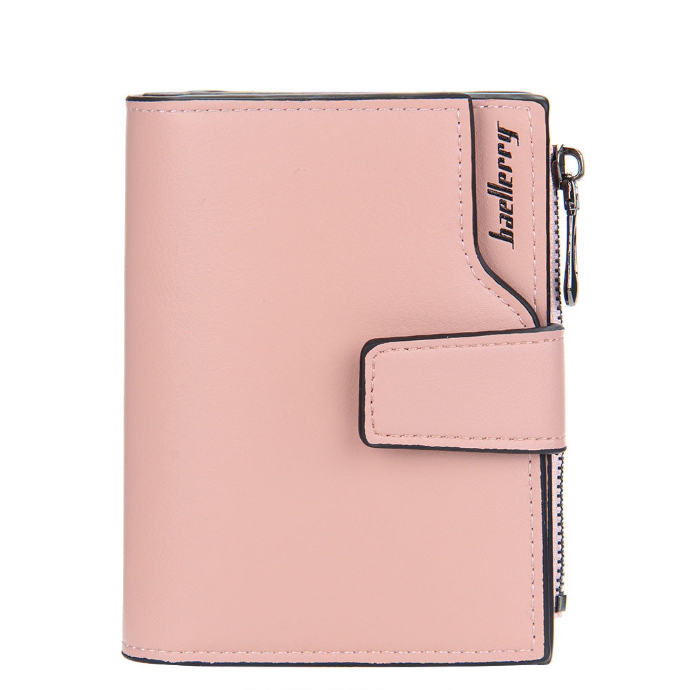 Women's High Sense Hasp Zipper Short Korean Ladies Wallet