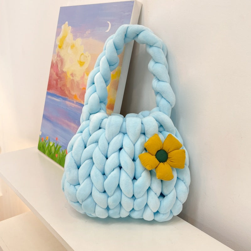 Homemade Iceland Wool Flower Underarm Free Girlfriend Gift Bags