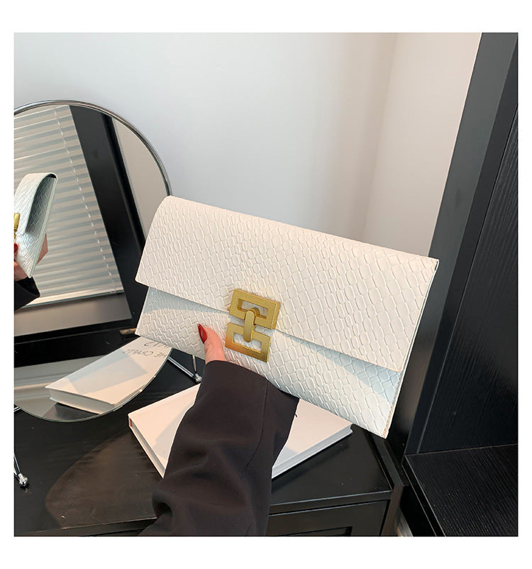 Women's Simple Diamond Plaid Trendy Korean Style Envelope Women's Shoulder Bag