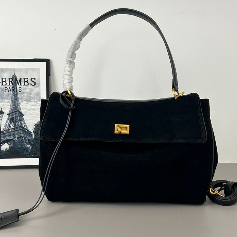 Women's Genuine Leather High-grade Underarm Commuter Kelly Crossbody Bags