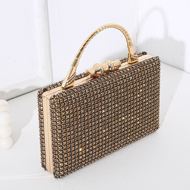 Diamond Banquet Dress Metal Hand-held Handmade Evening Bags