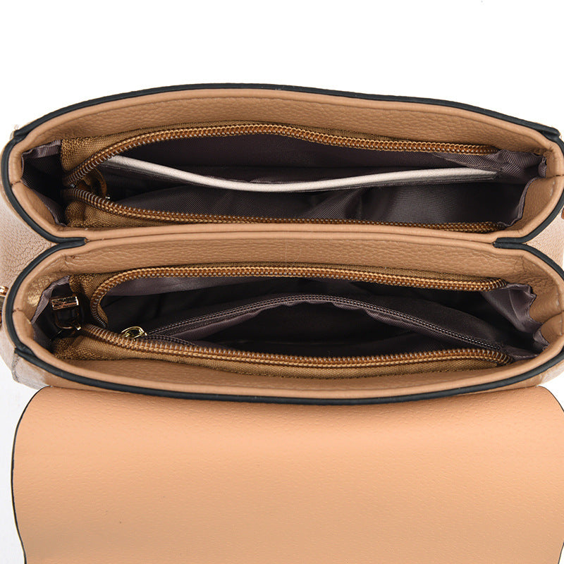 Women's Genuine Leather Niche Design High-grade Pattern Shoulder Bags