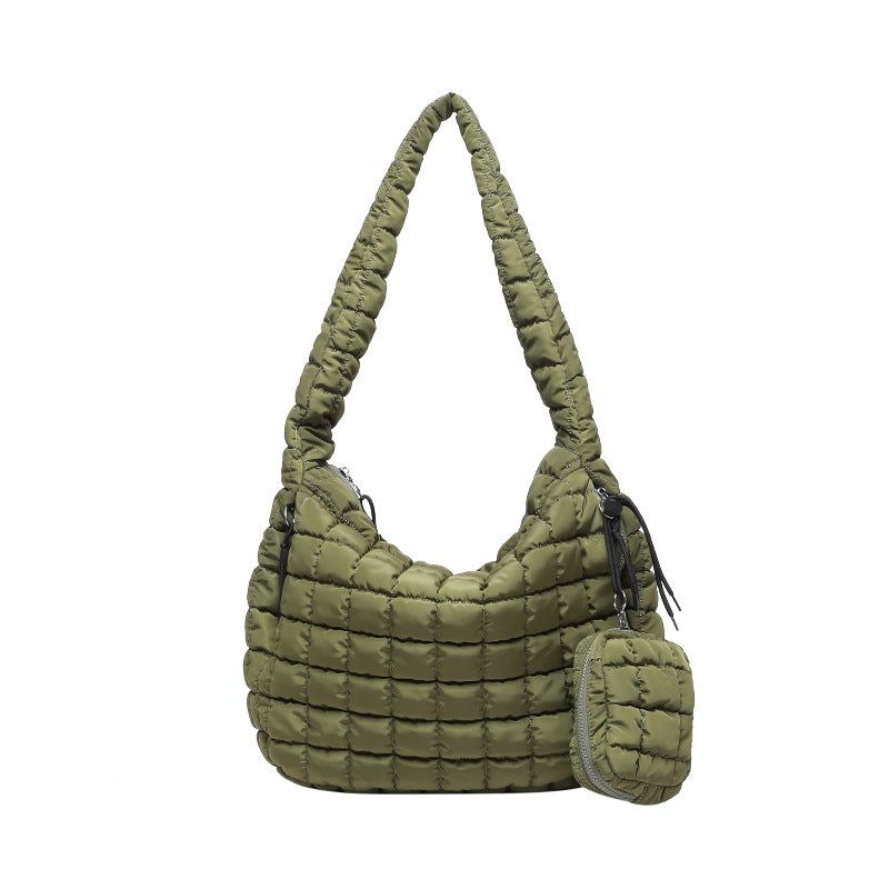 Women's Cloud Fashion Dumpling Large Capacity Down Shoulder Bags