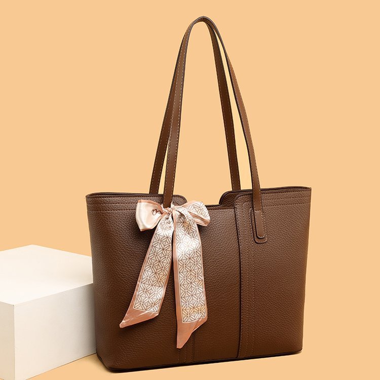 Women's High-grade Silk Scarf Large Capacity Commuting Shoulder Bags