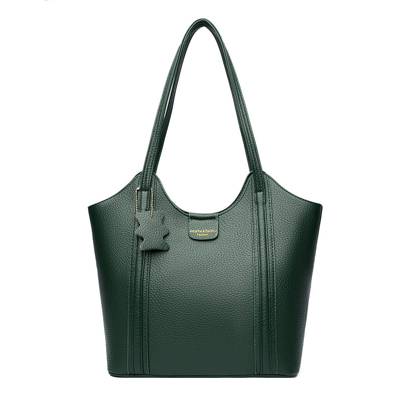 Women's Portable Soft Leather Large Capacity Fashion Commuter Women's Handbag