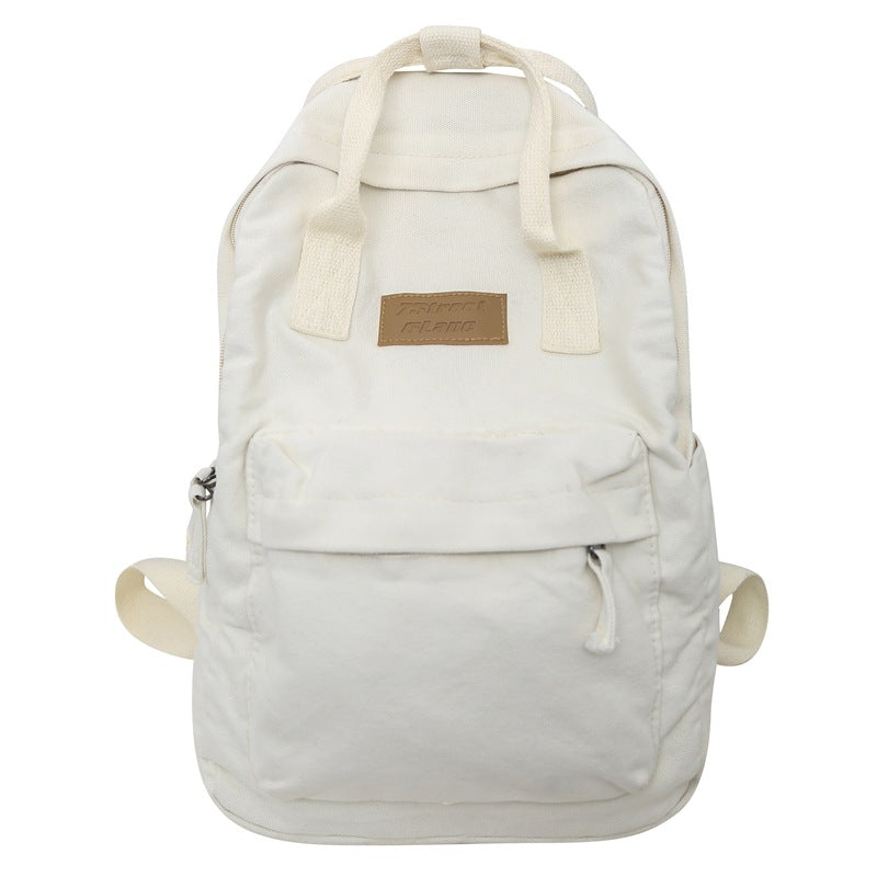 Women's & Men's & Canvas Large Capacity High College Backpacks