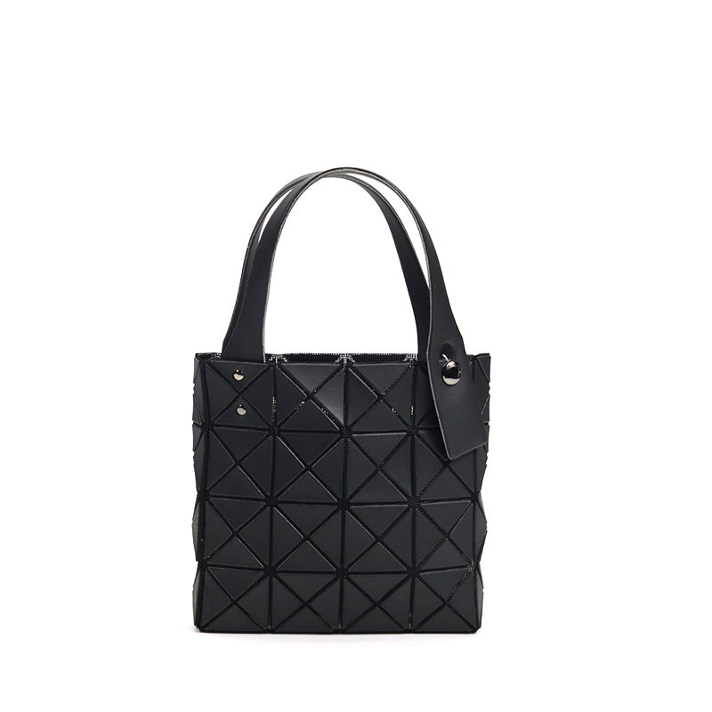 Four Grid Geometric Lifetime Rhombus Hand Handbags