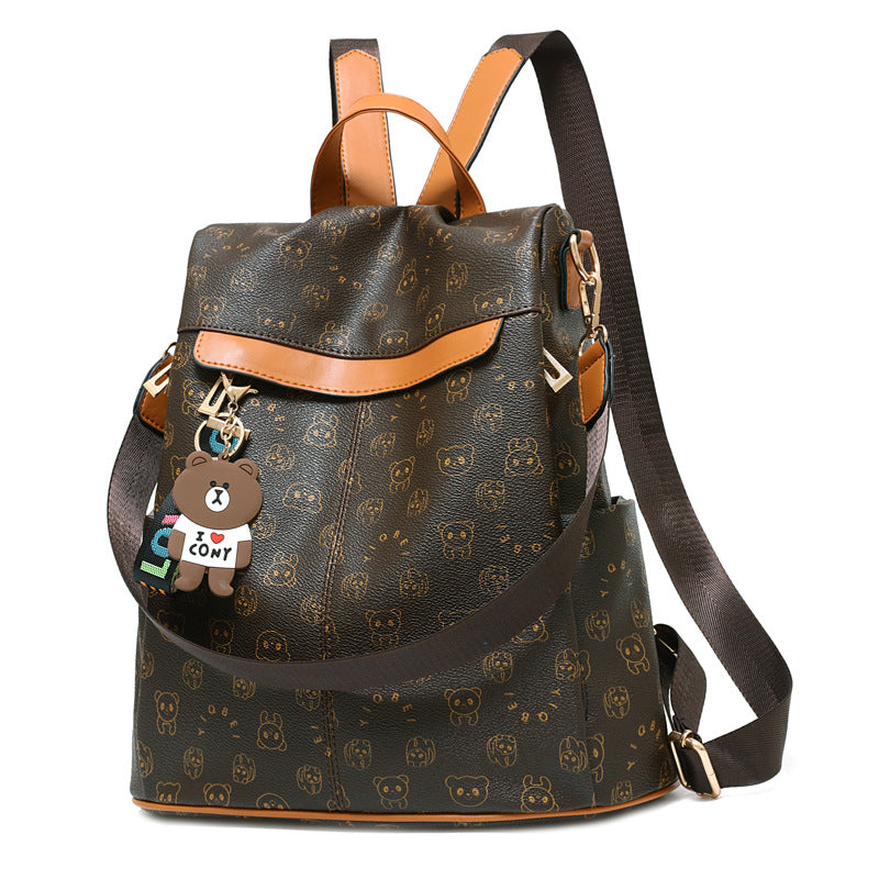 Women's Fashionable Korean Style Fashion Female Soft Backpacks