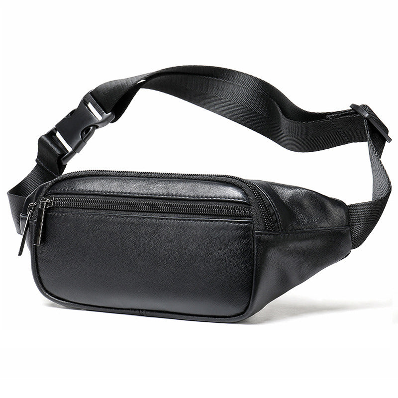 Men's Genuine Leather Mobile Business First Layer Men's Waist Packs