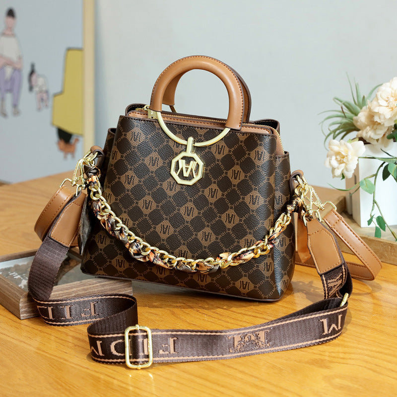 Niche Portable Commuter Fashion Soft Leather Crossbody Bags