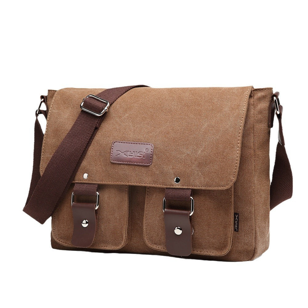 Men's Korean Fashion Canvas Practical Business Retro Men's Bags