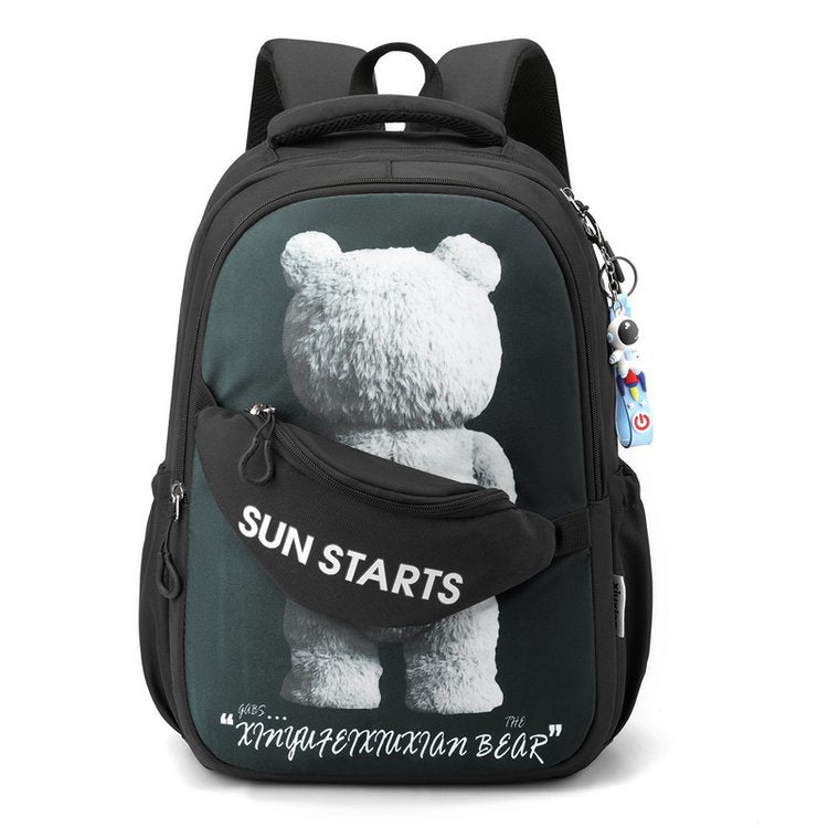 Boys Junior High Large Capacity Fashion Elementary School Students' Schoolbags