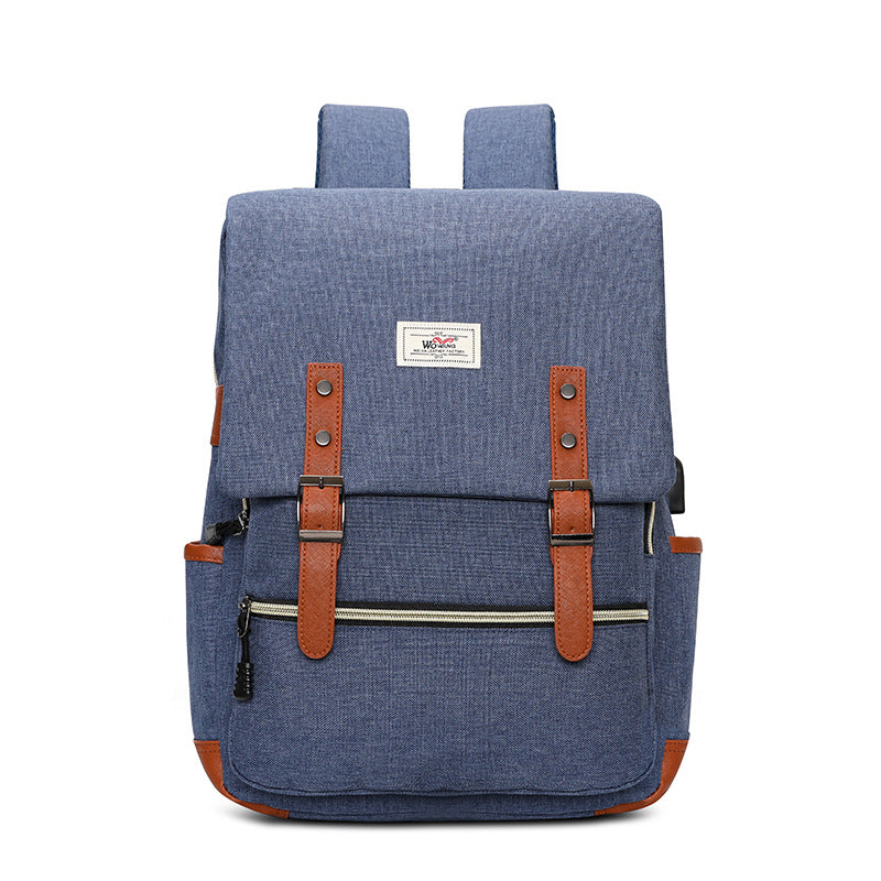 Elegant Trendy Versatile Oxford Cloth Unisex Backpacks