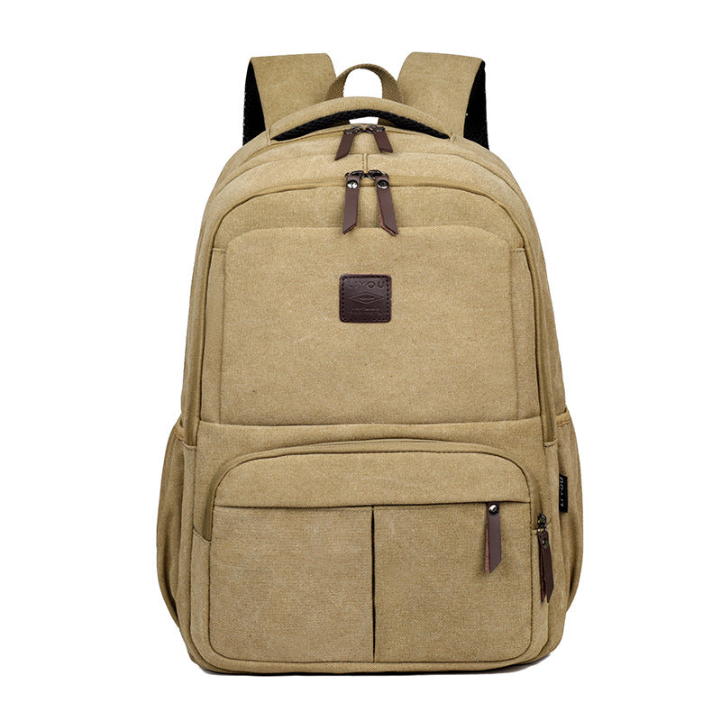 Men's Retro Large Capacity Leisure Trendy Canvas Backpacks