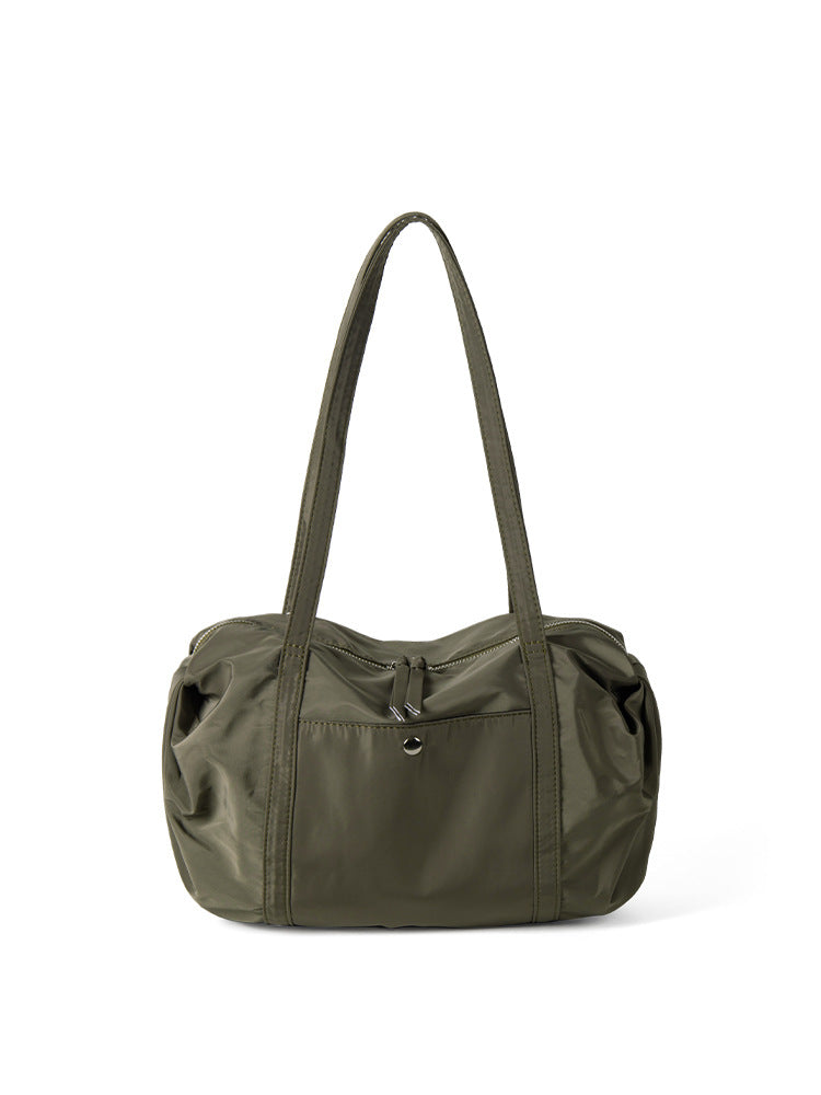 Women's Korean Niche Design Sier Underarm Simple Tote Bags