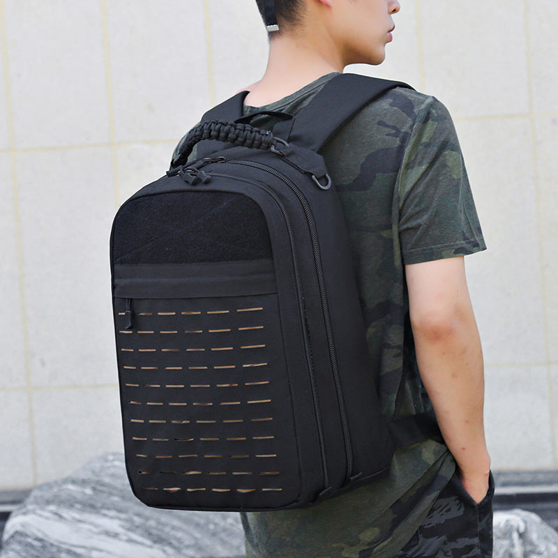 Men's Dinner Level Large Capacity Solid Color Backpacks