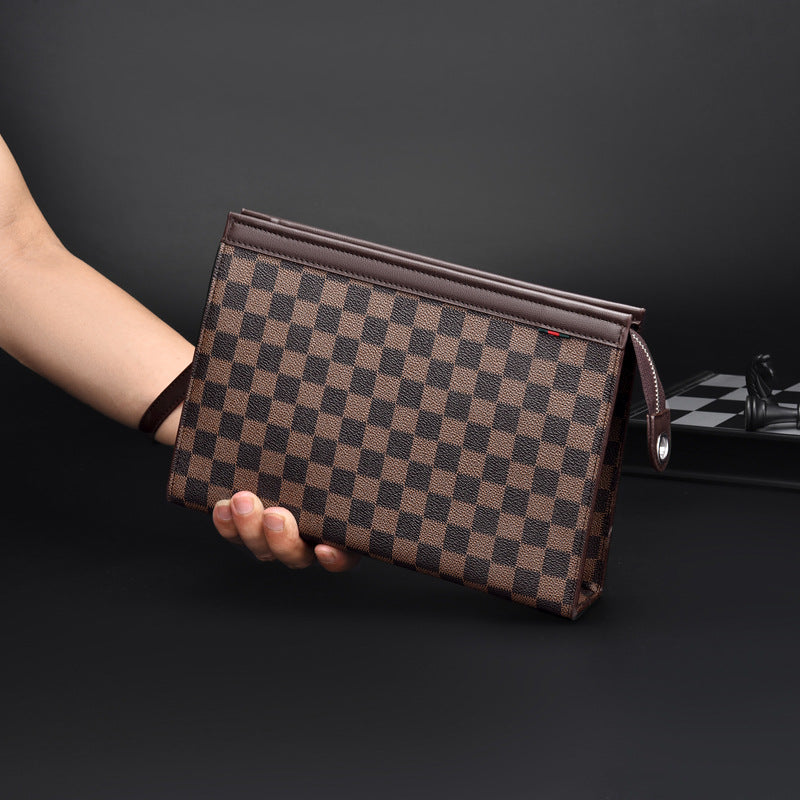 Men's Clutch Fashion Genuine Leather Hand Grab Men's Handbags