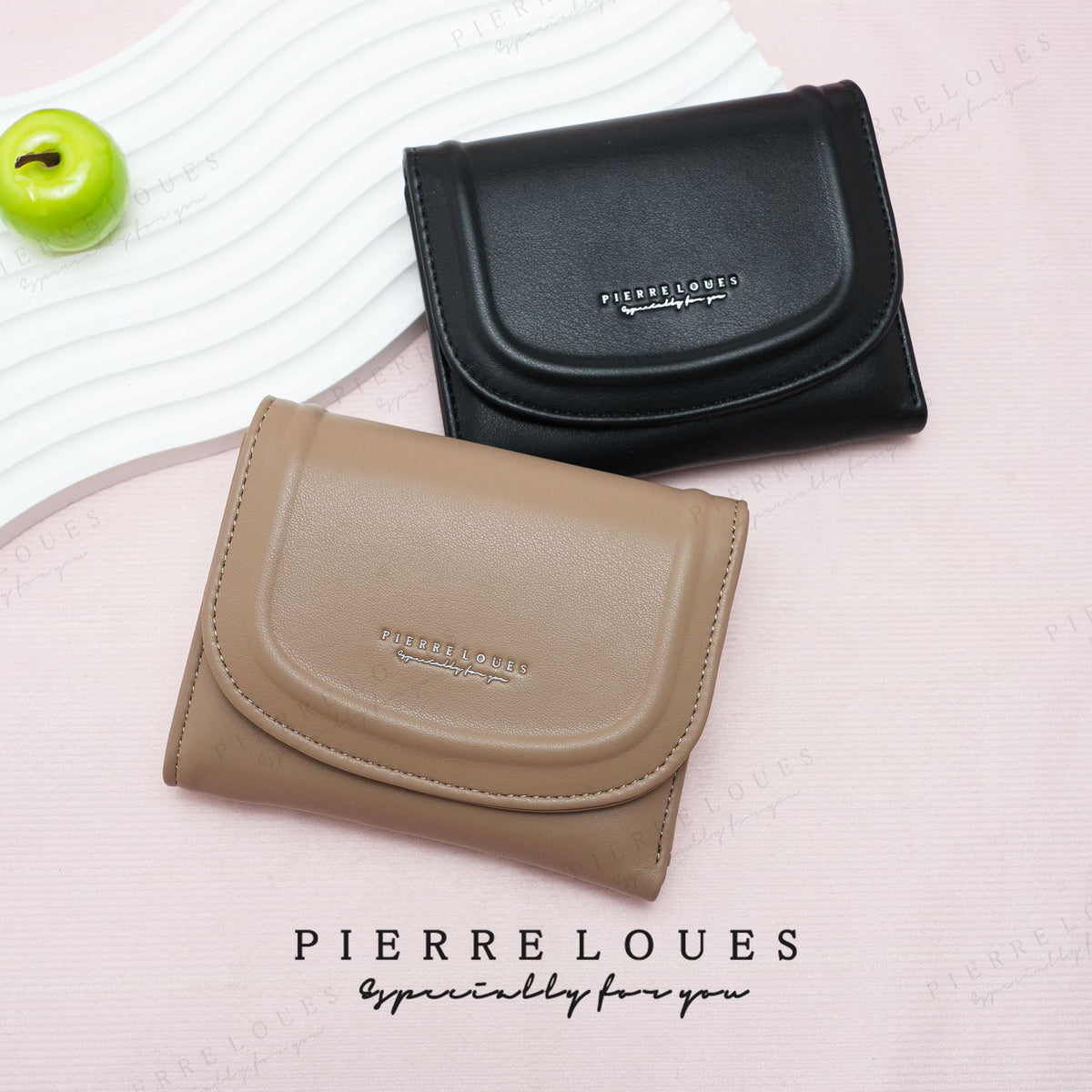 Women's Trifold High-grade Korean Solid Color Style Ladies Wallet