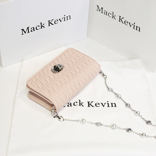 Women's Genuine Leather Trendy Niche High-grade Chain Waist Packs