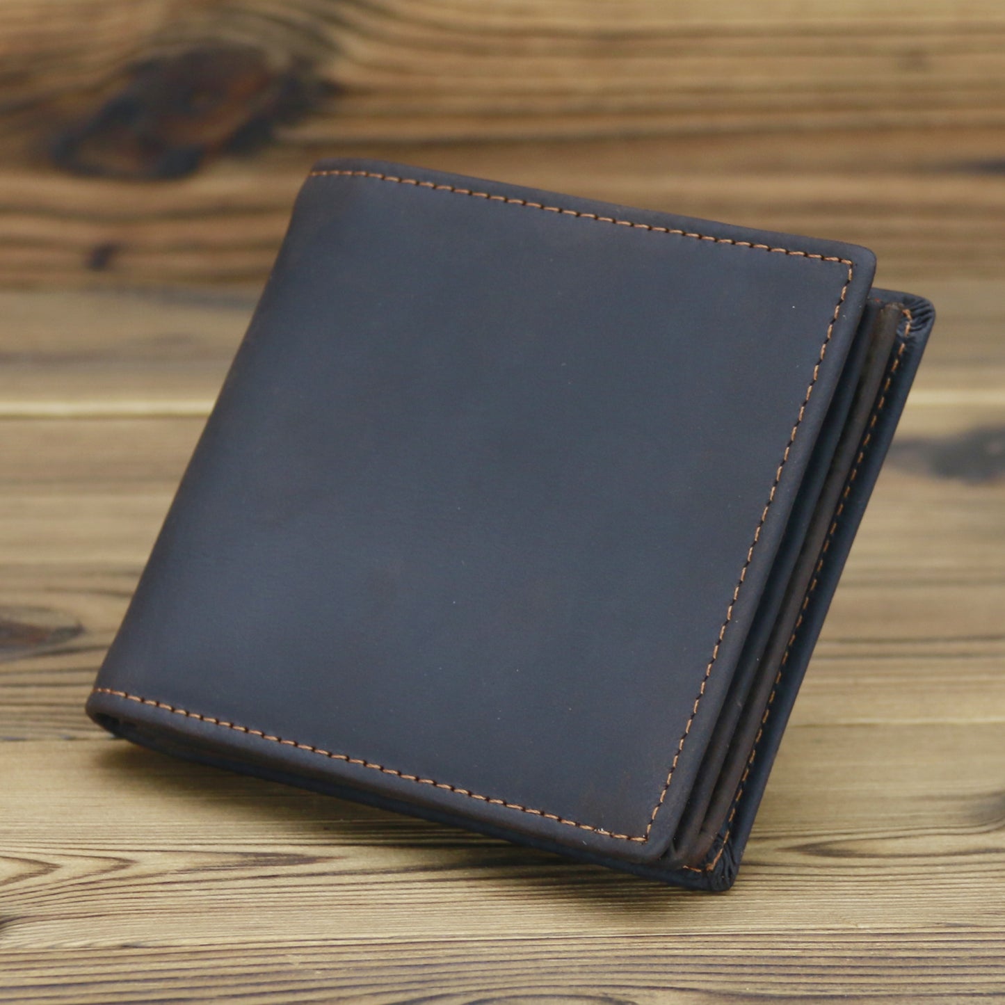 Horse Leather Thickened Real Man's Short Ladies Wallets