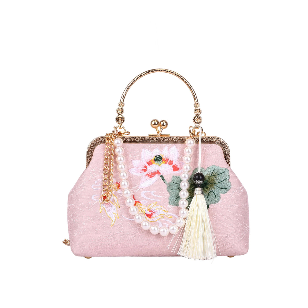 Mother Xi Chinese Style Han Clothing With Cheongsam Dinner Beaded Bags